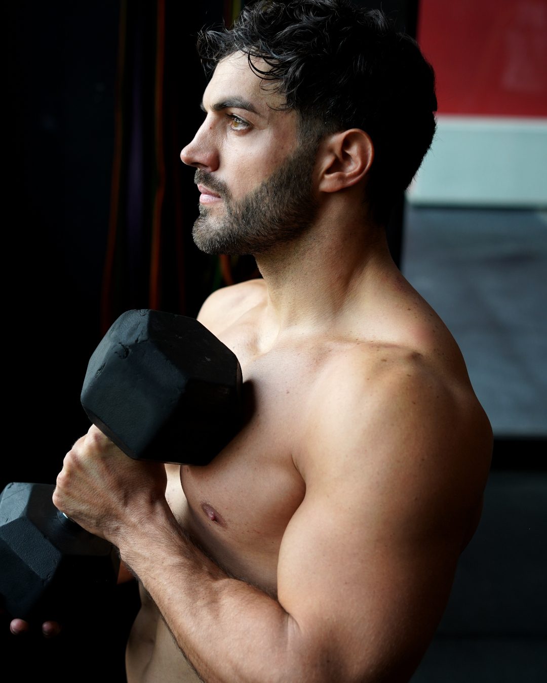 Sessione di personal training in palestra
